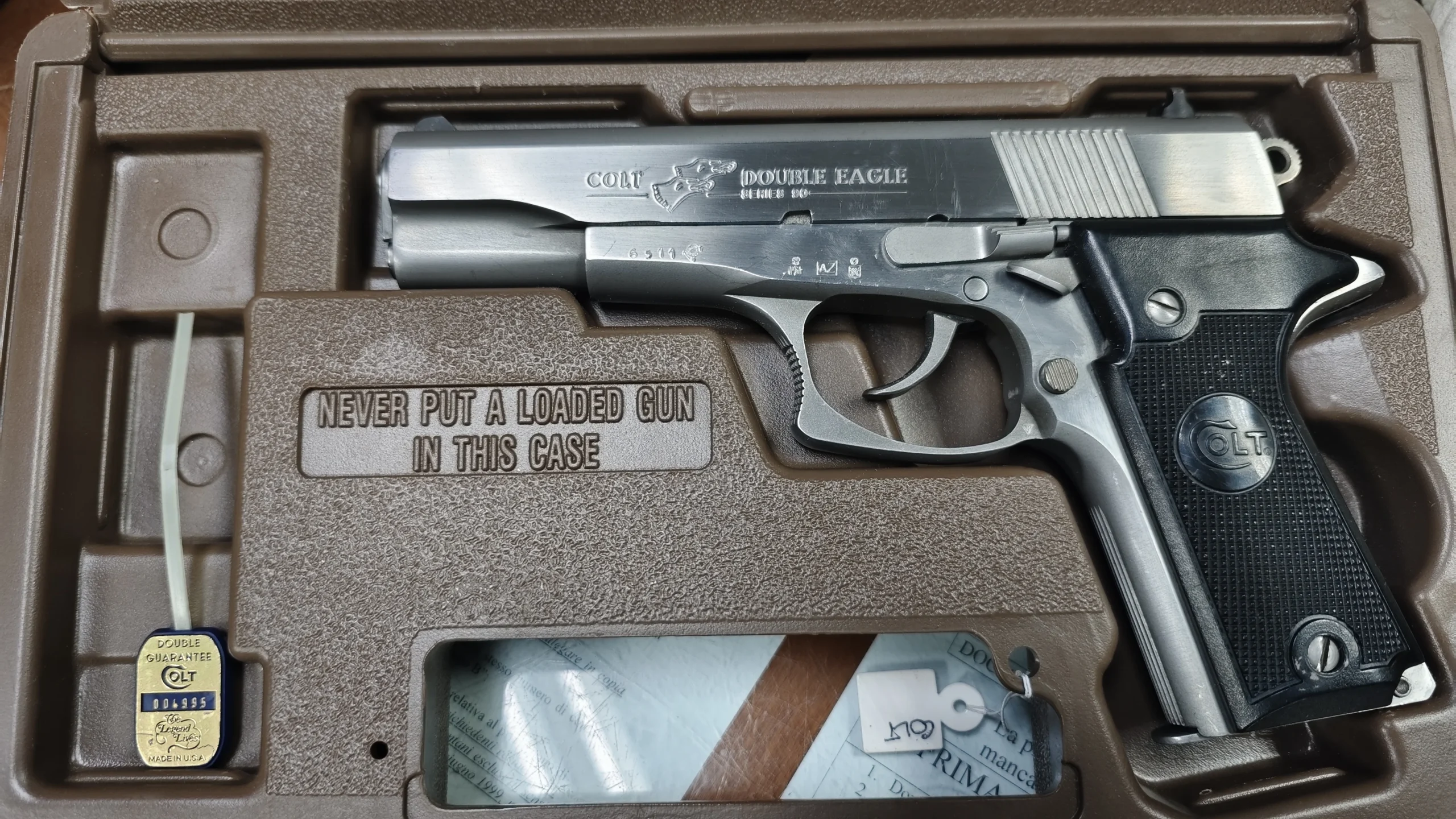 Colt Double Eagle MKIV Serie 90 .45 HP — Pistola Semiautomatica Usata - immagine 1