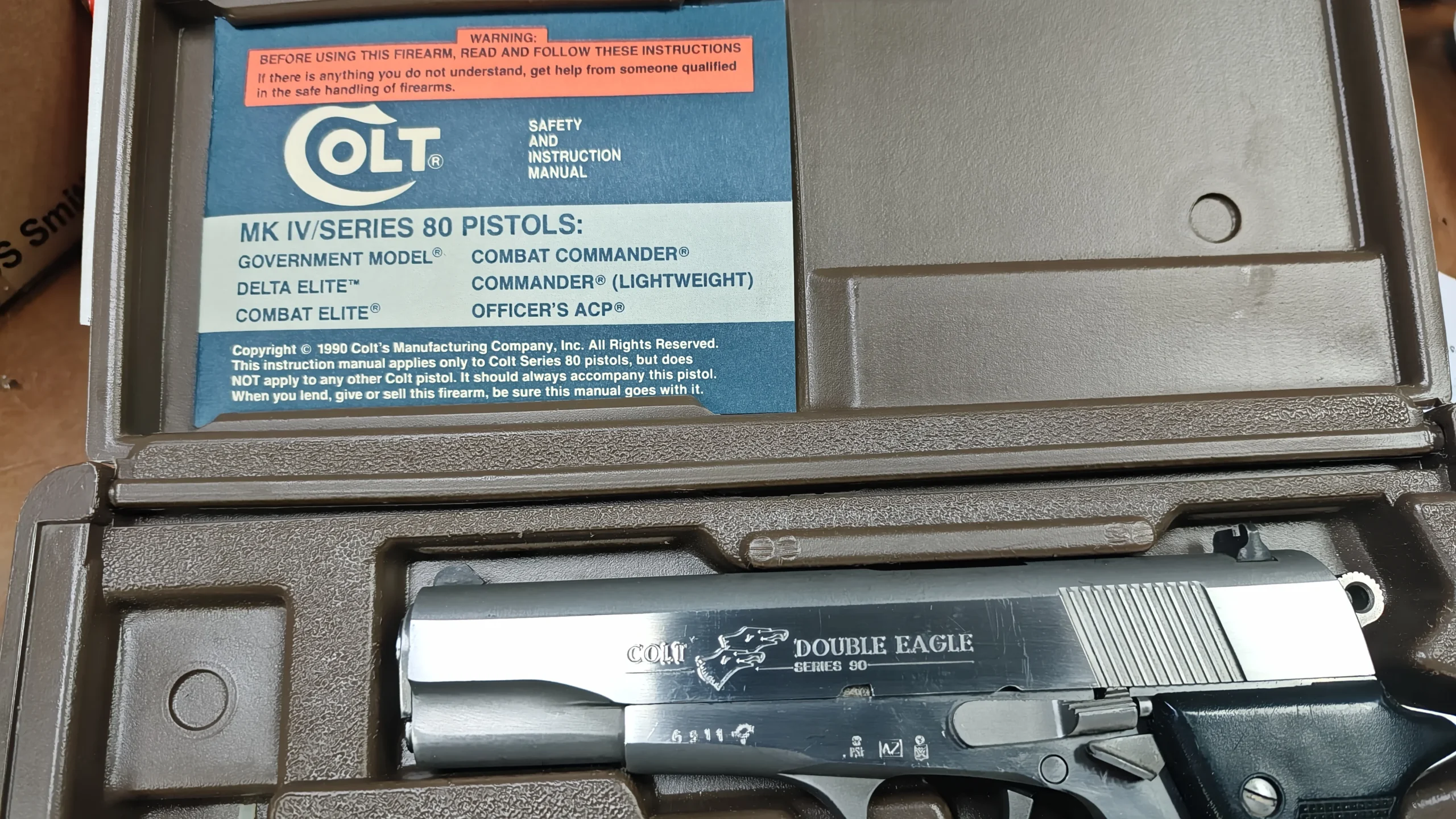 Colt Double Eagle MKIV Serie 90 .45 HP — Pistola Semiautomatica Usata - immagine 3