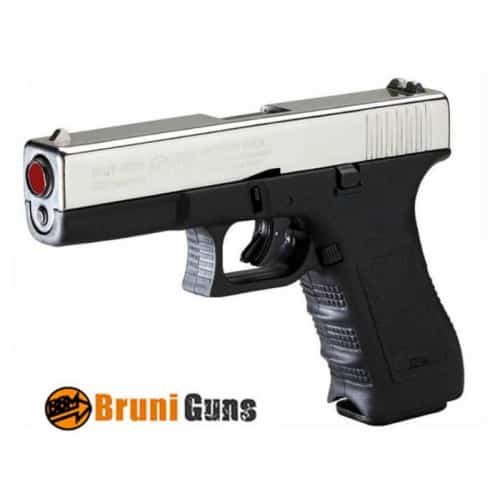 bruni-gap-cromata-9mm Bruni Gap Glock 17 Cromata Bicolore cal. 9mm pak a salve - immagine 1